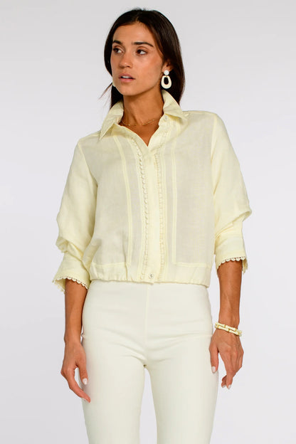 Elizabeth James Carter Top - VANILLA