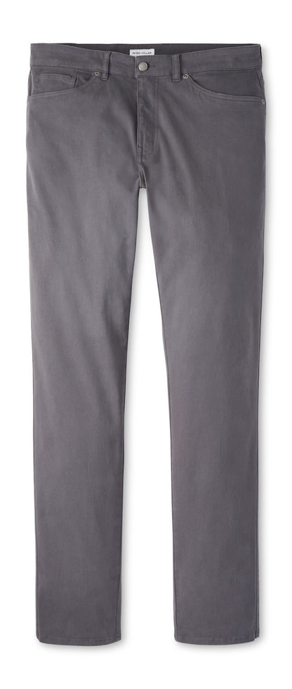 Peter Millar Signature Sateen Five-Pocket Pant - IRIDIUM
