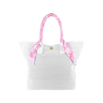 LP Mesh Beach Bag CONCH SHELL PINK BURST OF JOY