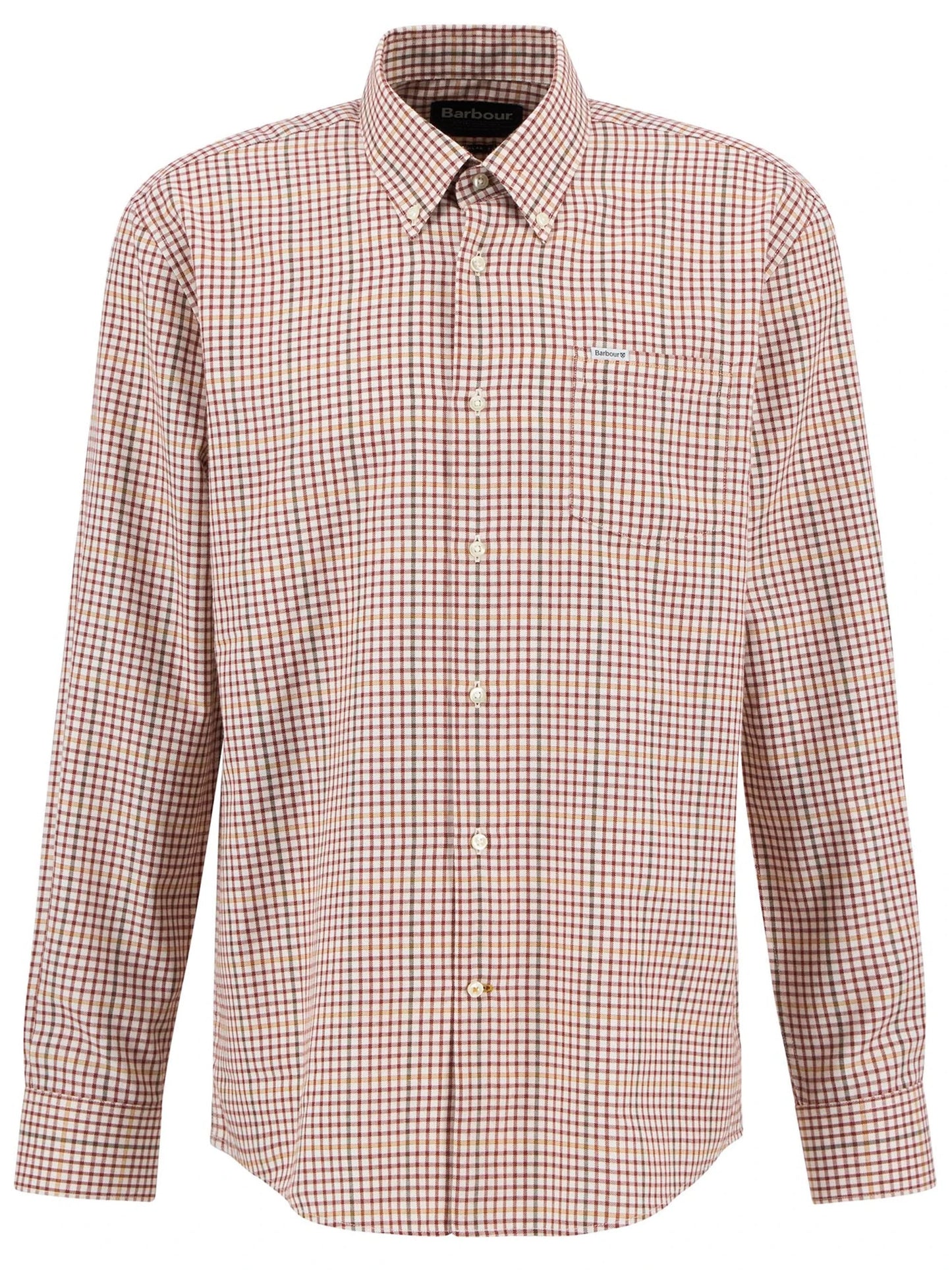 Barbour Henderson Thermo Weave Shirt - FIRED BRICK