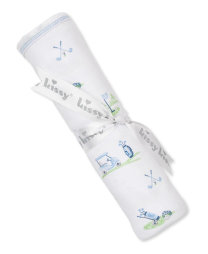 KK Fairway Foursome Blanket LIGHT BLUE