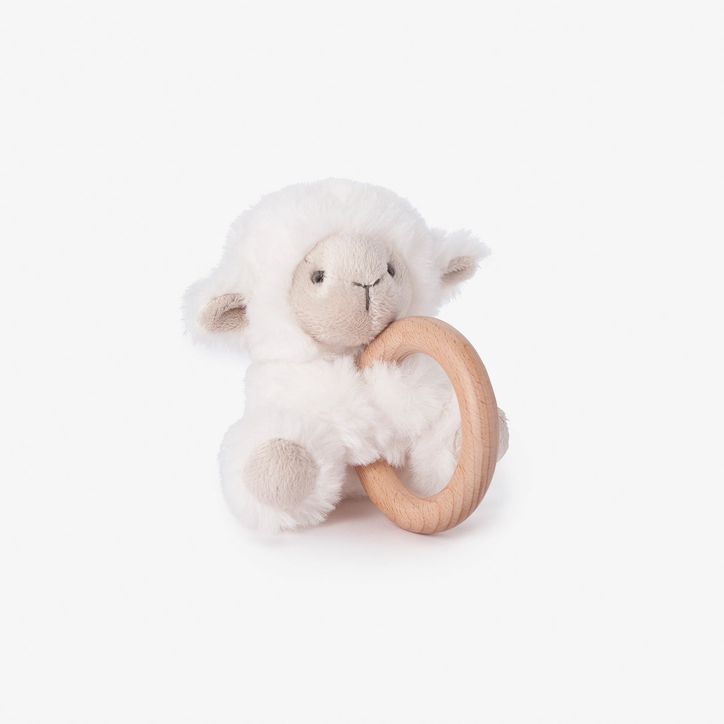 EB Ring Rattle Plush LAMB
