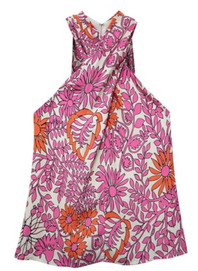 Fifteen Twenty Sasha Halter Top - RETRO PRINT