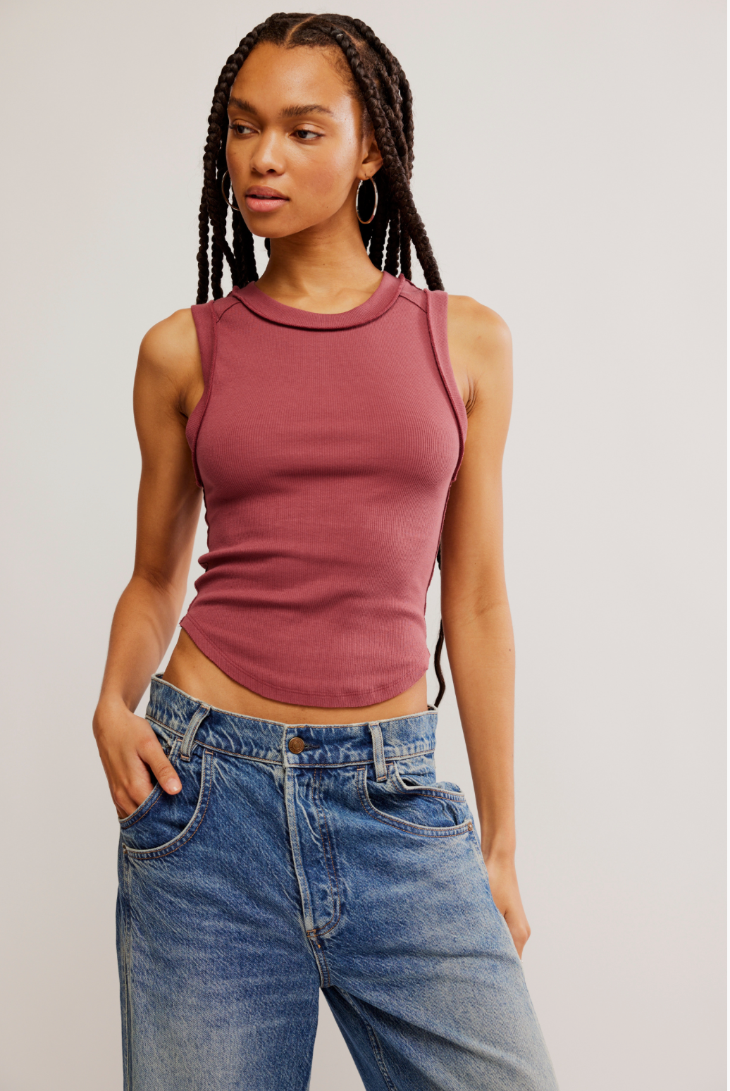 Free People Kate Tee WILD GINGER