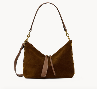 HAM Grace Medium CINNAMON SUEDE/ANTIQUE GOLD
