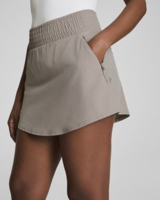 SPANX On The Move Skort - STONE GREY