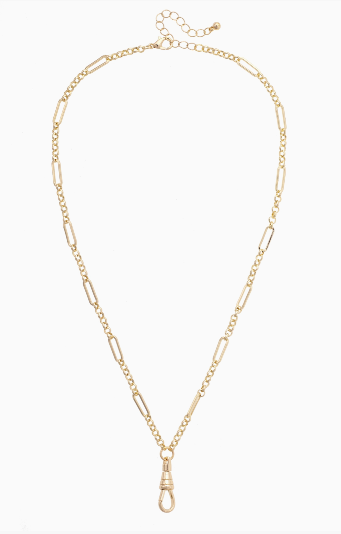 CS Annie Multi Link Charm Necklace Base SHINY GOLD