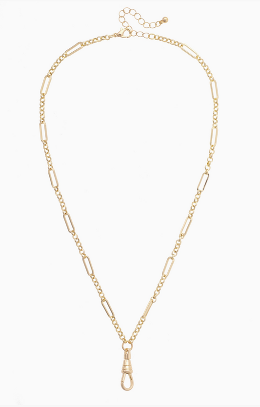 Canvas Style Annie Multi Link Charm Necklace Base SHINY GOLD