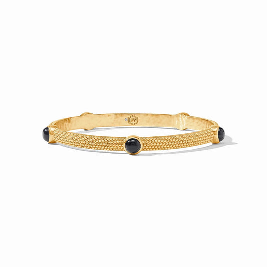 JV Cabochon Bangle OBSIDIAN BLACK