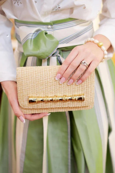 LL Ruby Clutch with Bamboo Bar