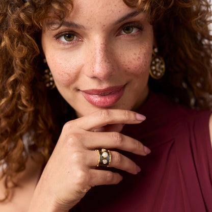 JV Tribeca Ring PEARL -6/7