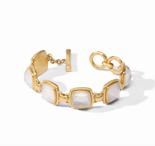 Julie Vos Sahara Stone Bracelet - IRIDESCENT CLEAR CRYSTAL