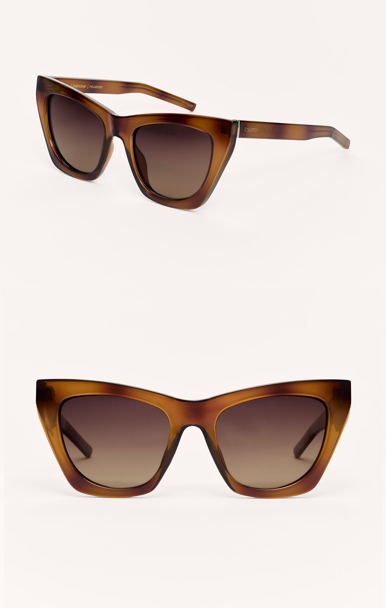 ZS Undercover BROWN TORTOISE GRADIENT POLARIZED