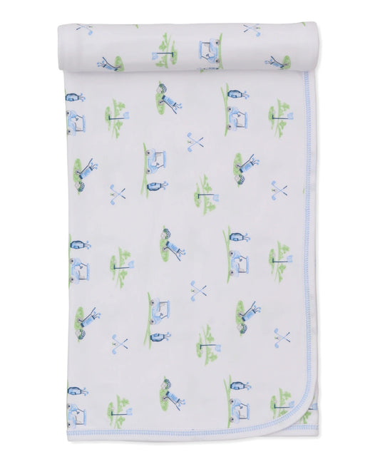 KK Fairway Foursome Blanket LIGHT BLUE