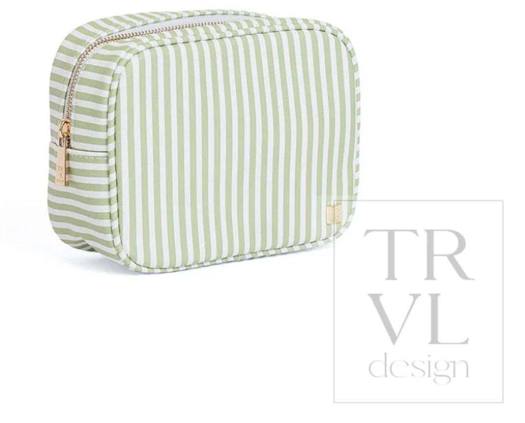 TRVL Luxe Glo Bag PIMLICO STRIPE SAGE