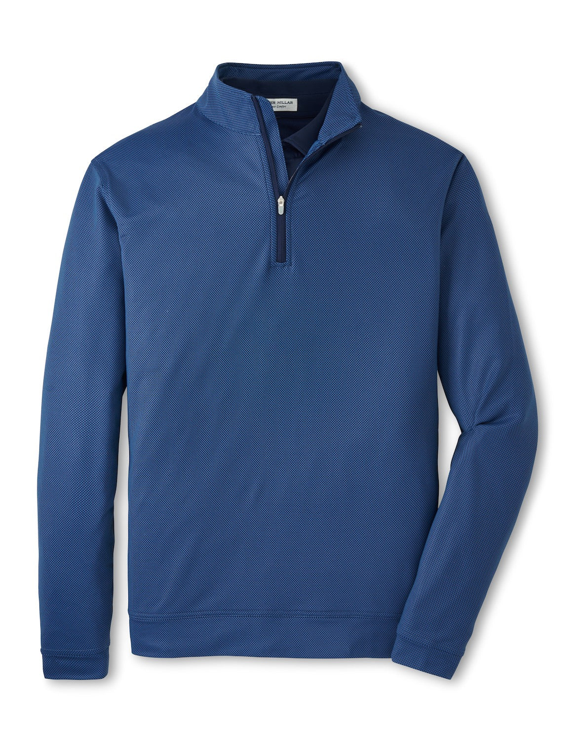PM Perth Birdseye Performance Quarter-Zip BLUE HAZE