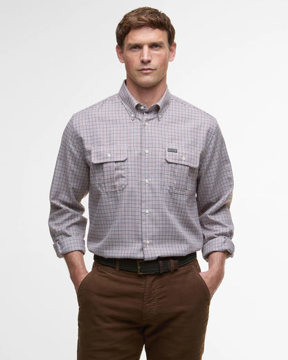 Barbour Fenn Gingham Shirt - FIRED BRICK