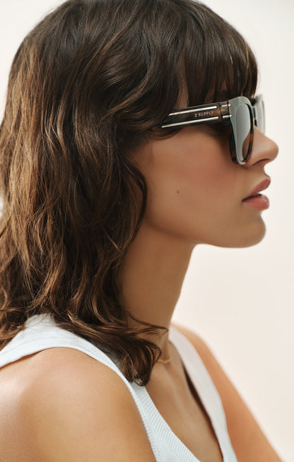 ZS Front Row BROWN TORTOISE-BROWN POLARIZED