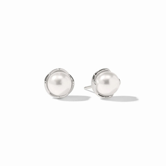 JV Penelope Stud SILVER PEARL - M