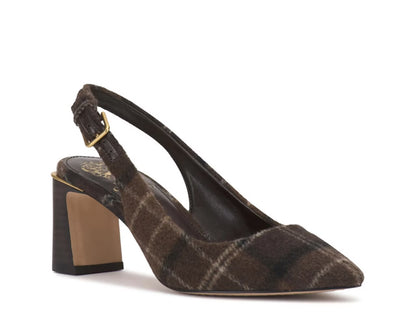 Vince Camuto Hamden B Sling Back - BROWNIE MULTI