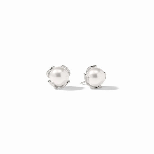 JV Penelope Stud SILVER PEARL - S