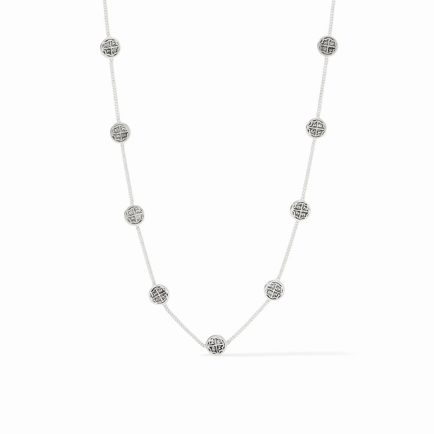 JV Valencia Delicate Station Necklace SILVER - OS