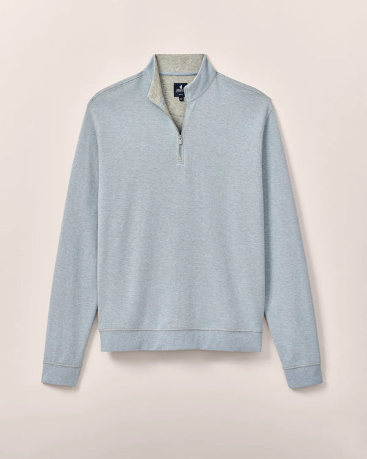 JO Hanks Textured 1/4 Zip Pullover MALIBLU