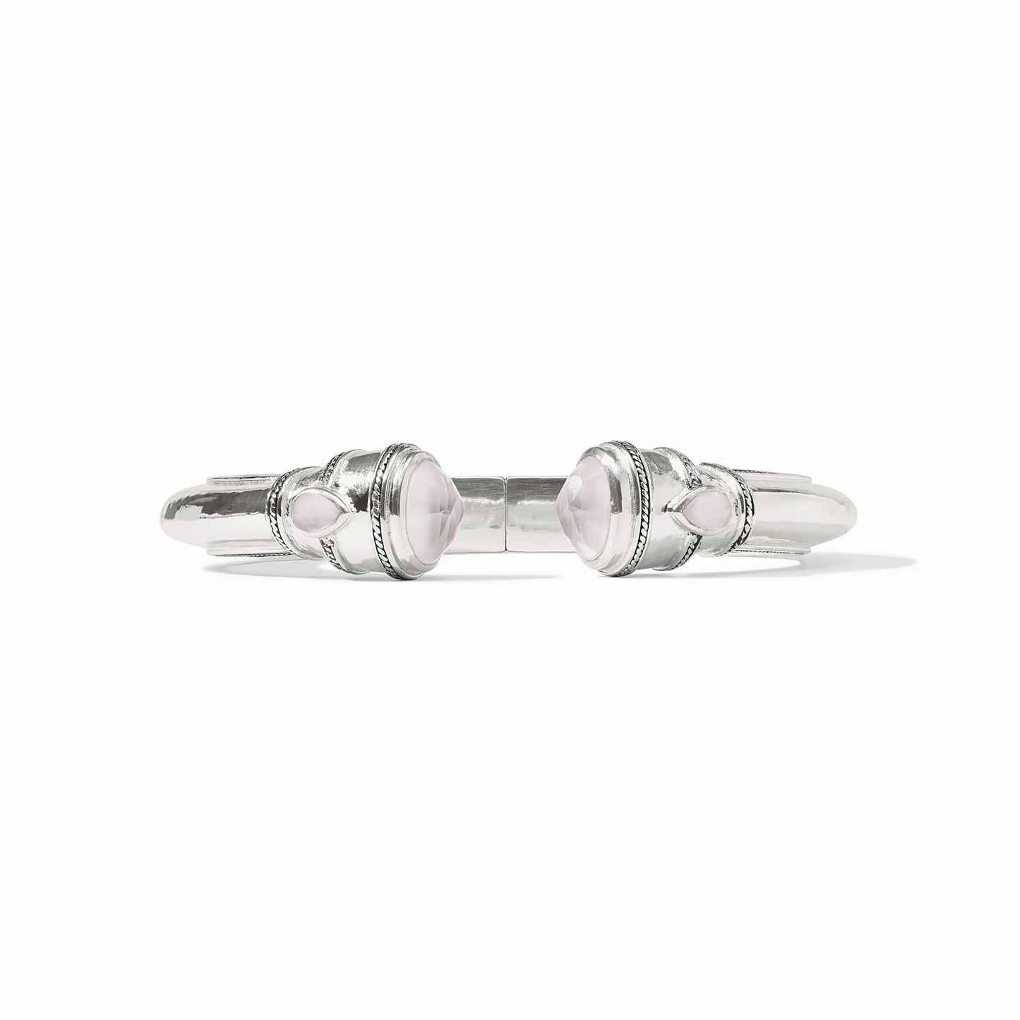 JV Cannes Demi Cuff IRIDESCENT CLEAR CRYSTAL SILVER  - OS