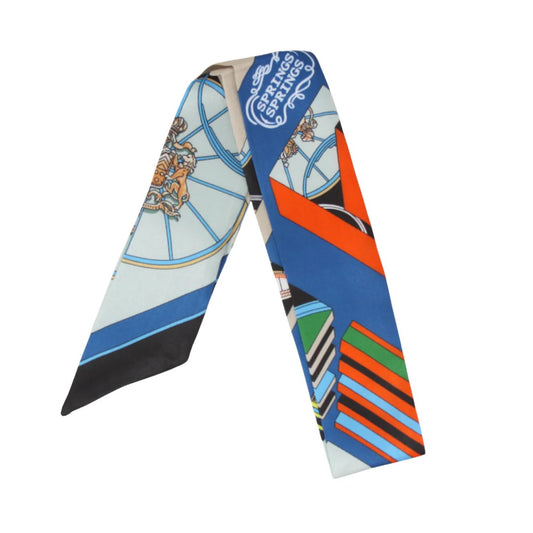 GF Carriage Motif Print BLUE