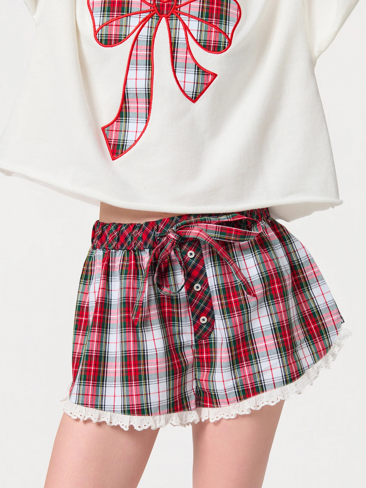 SH Tartan Boxer Short RED