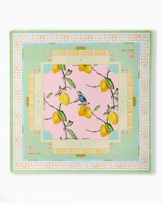 Oh My Mahjong Citrus Songbrid Mahjong Mat - MULTI