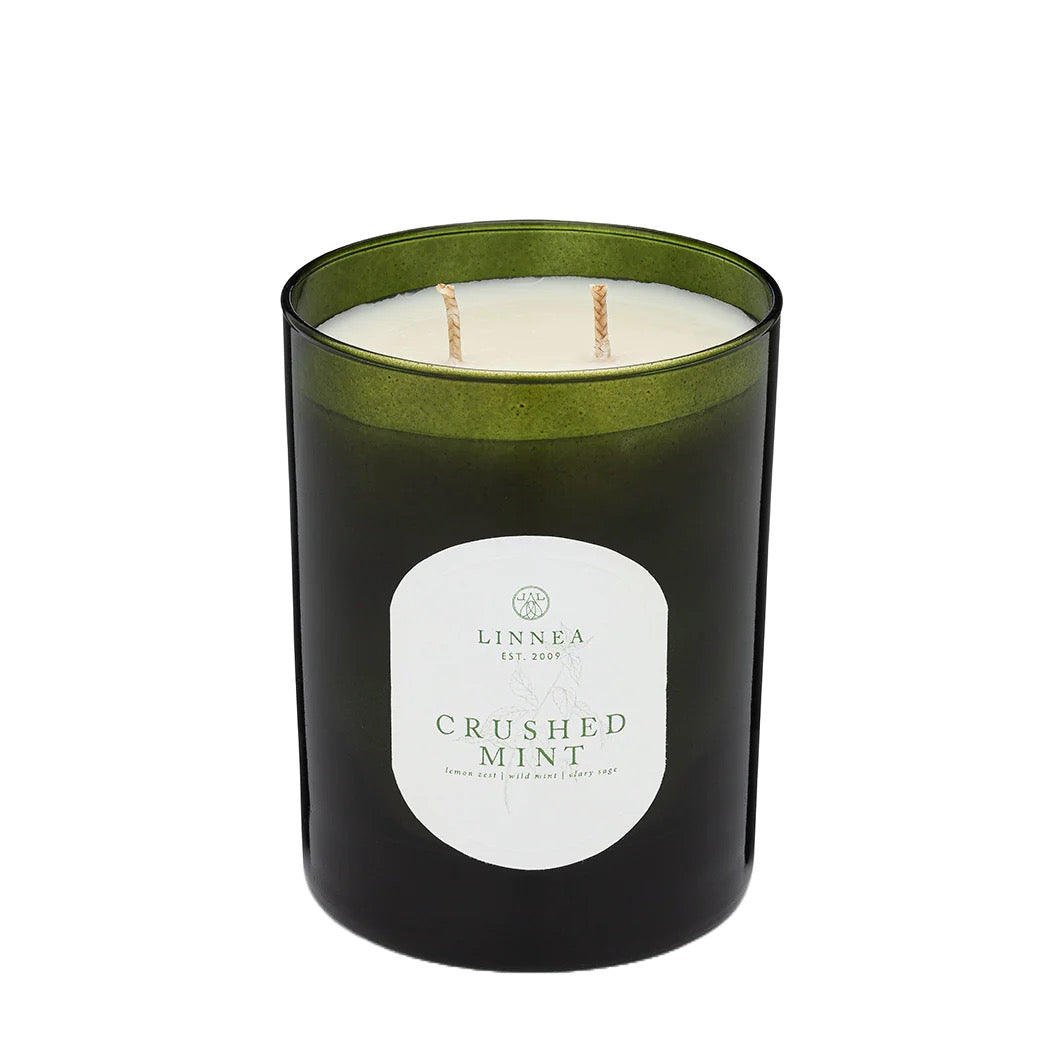 LINNEA Crushed Mint Large Candle - 11oz