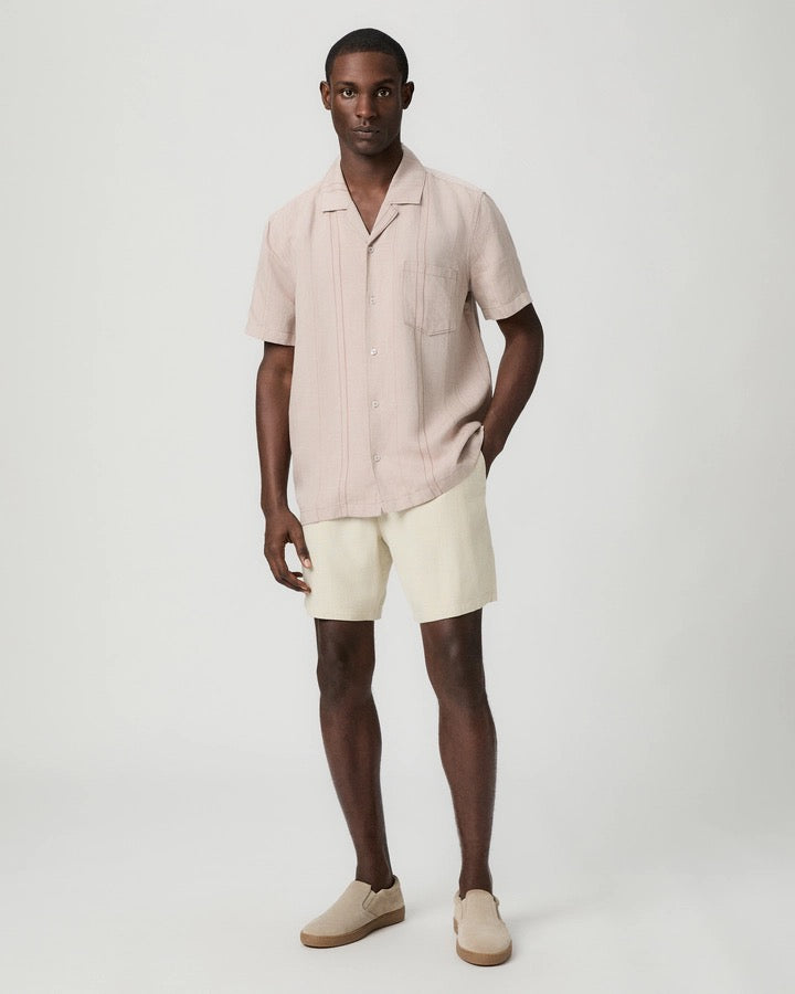 PA Elijah Short NATURAL LINEN