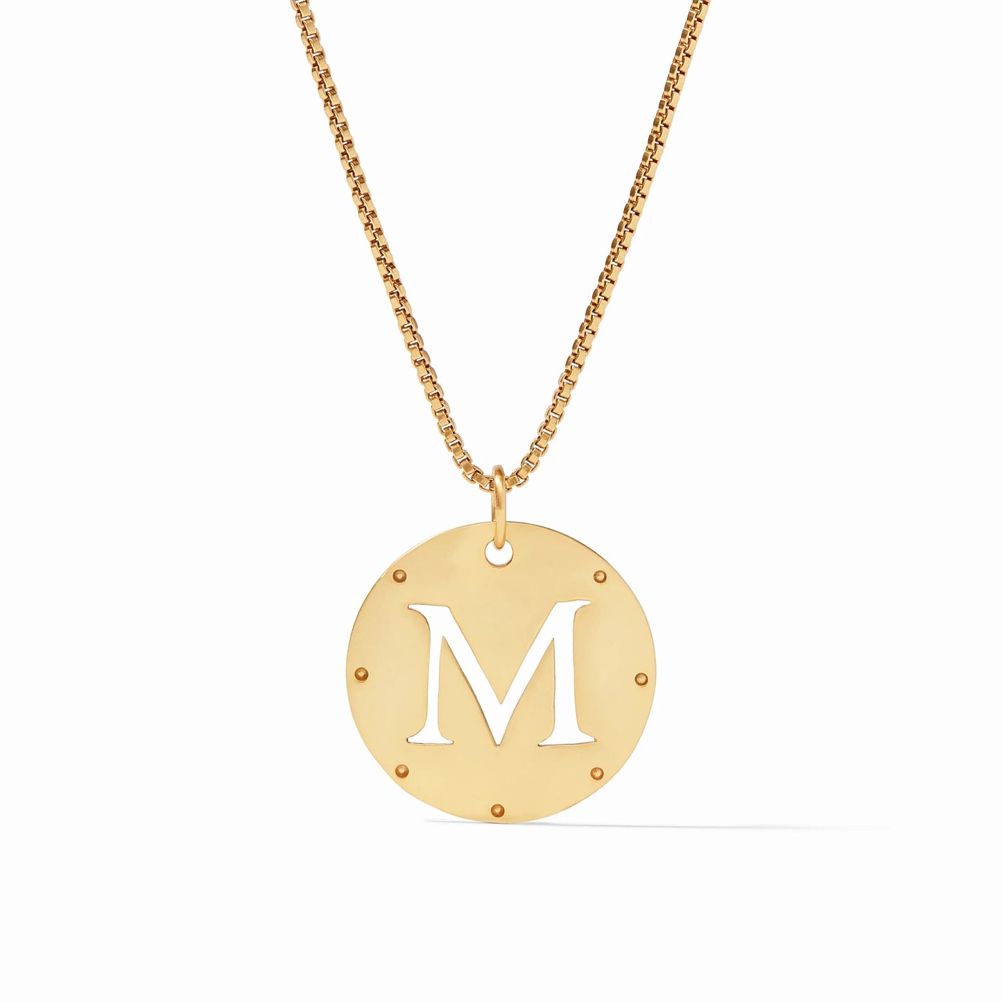 JV Monogram Pendant 'M' GOLD