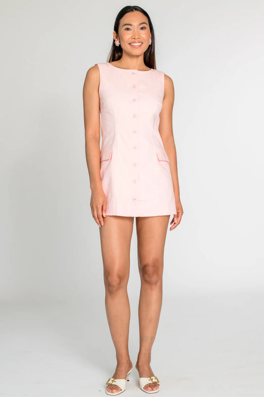 Elizabeth James Rory Dress - PINK PEONY
