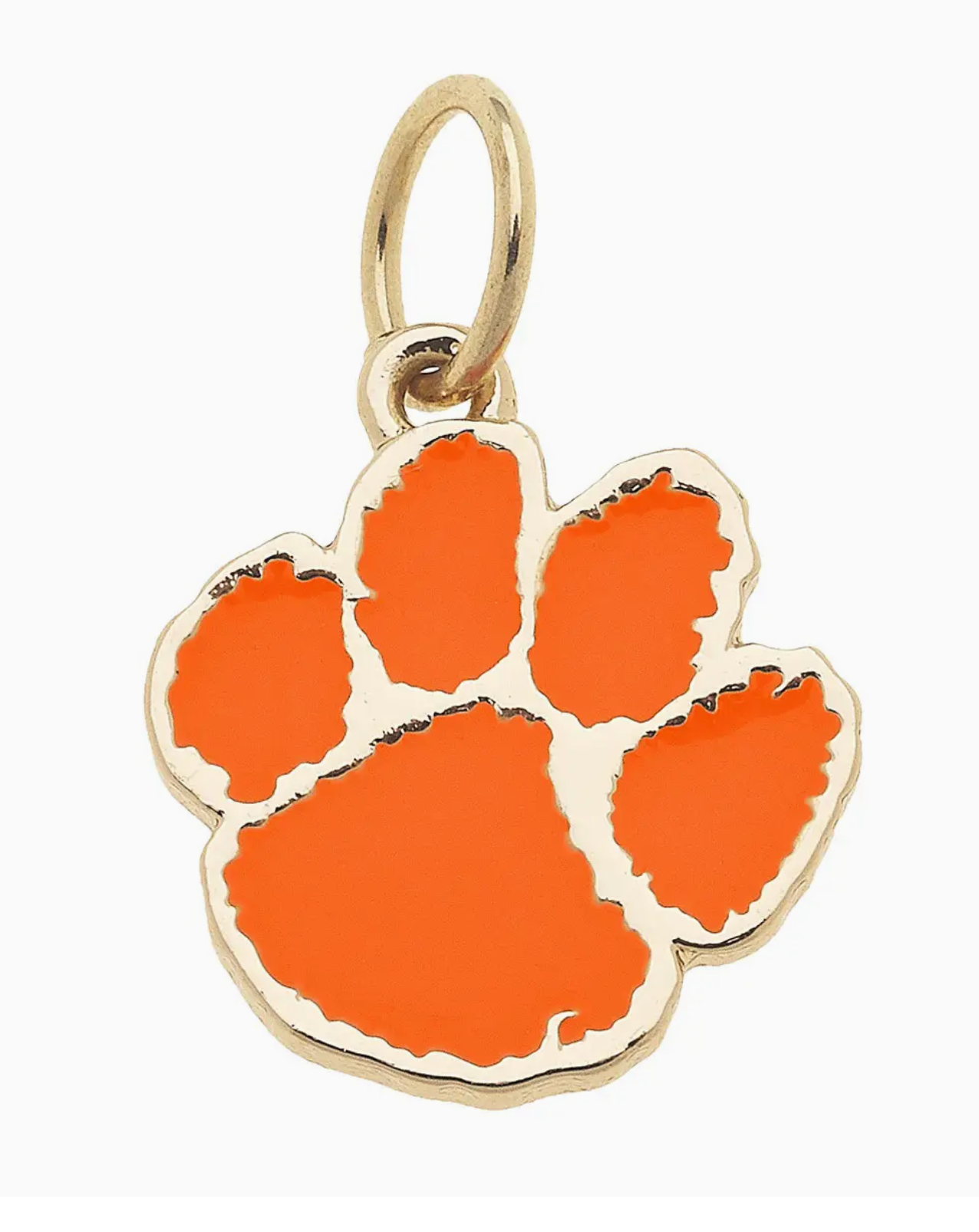 CS Clemson Tigers Enamel Logo Charm