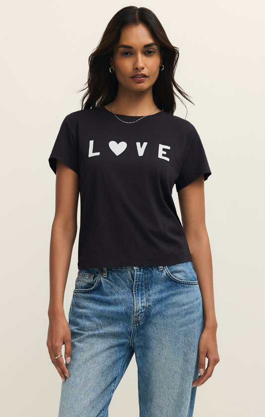 Z Supply Adore Tourist Tee - BLACK SAND