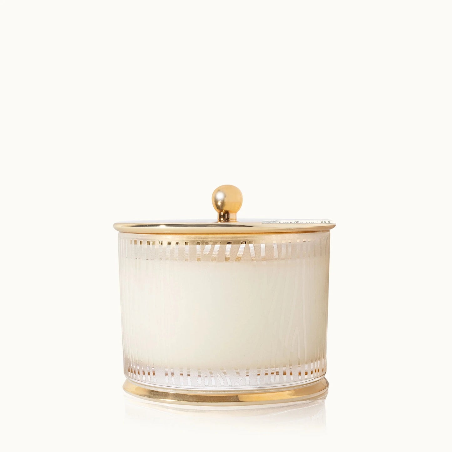 Thymes Frasier Fir Gilded Poured Candle WOOD GRAIN - M