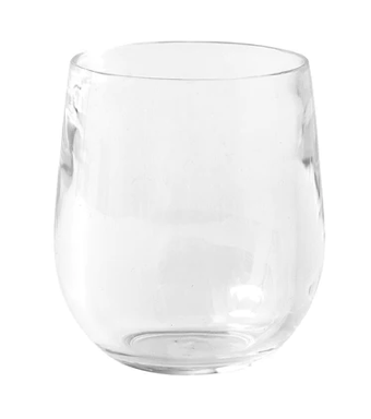 Caspari Tumbler CRYSTAL ACRYLIC - 12 oz