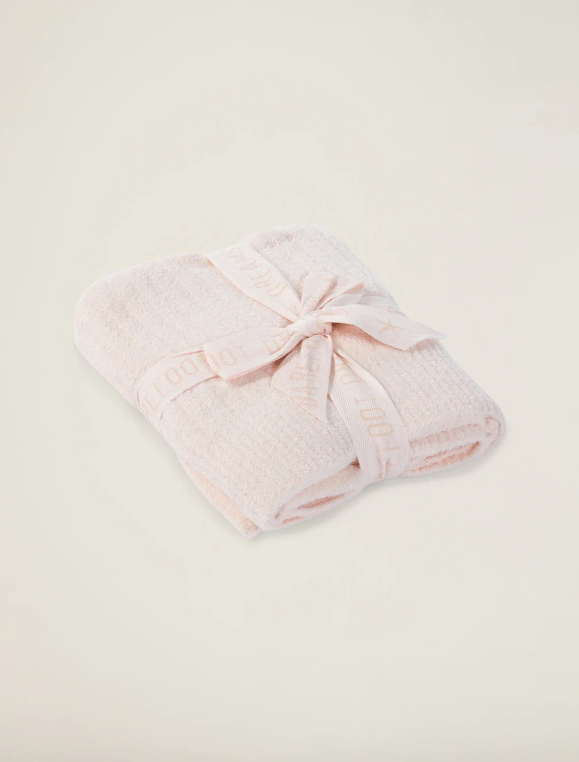 Barefoot Dreams CCL Ribbed Blanket PINK
