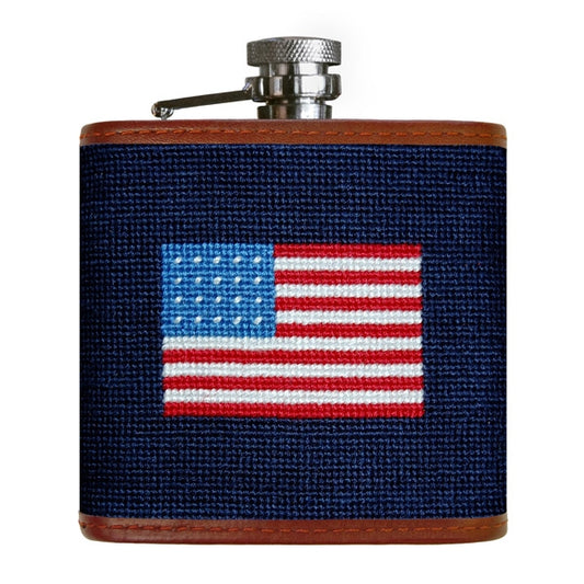Smathers & Branson American Flag Flask - Dark Navy
