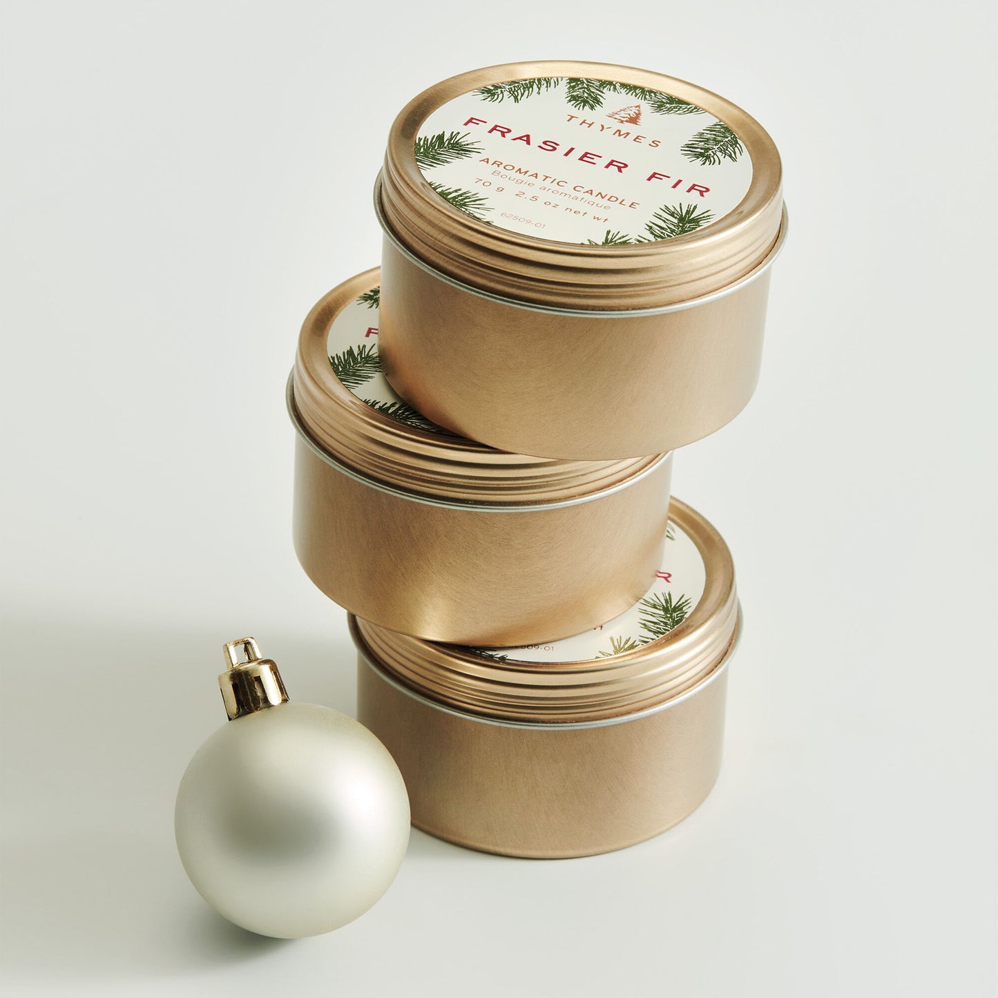Thymes Frasier Fir Poured Candle Travel Tin