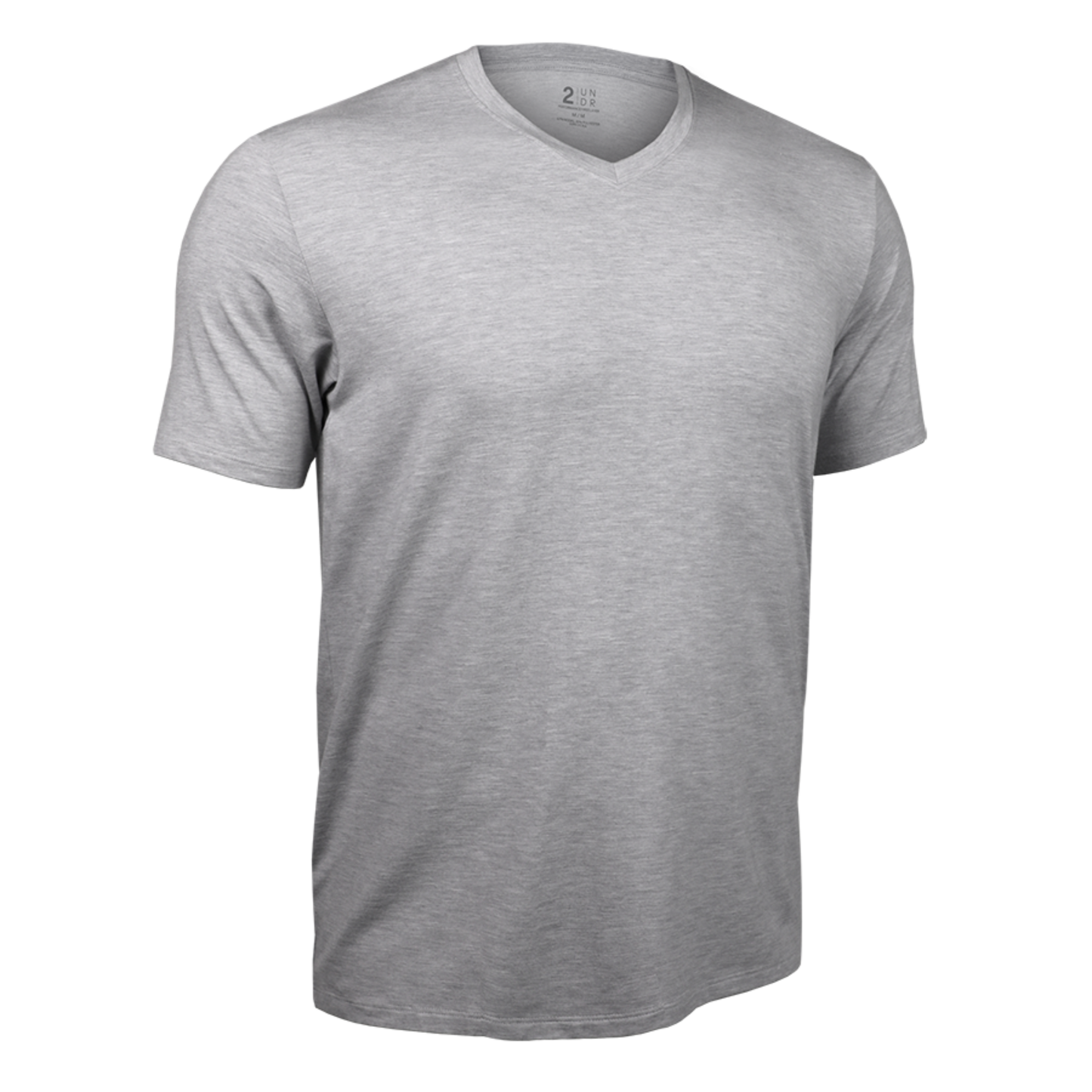 2UNDR Luxury V Neck Tee - GREY