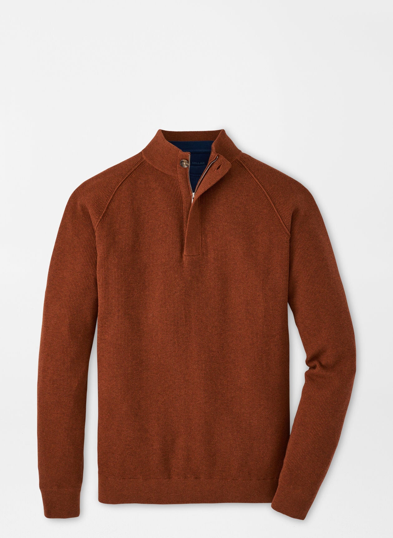 Peter Millar Davenport Basketweave Quarter-Zip - CIDER