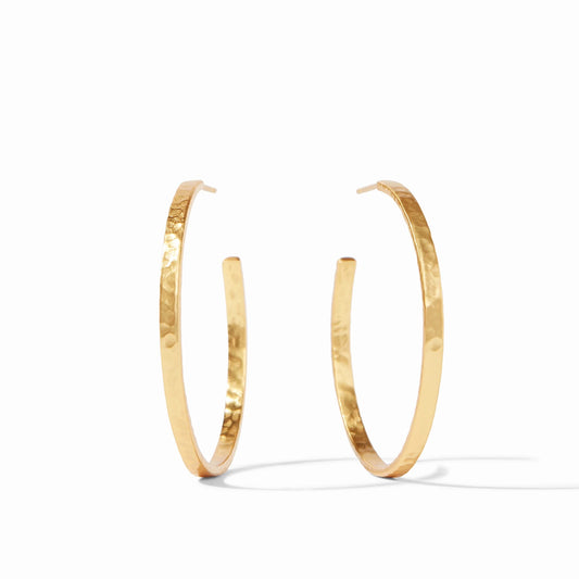 Julie Vos Crescent Hoop GOLD - L