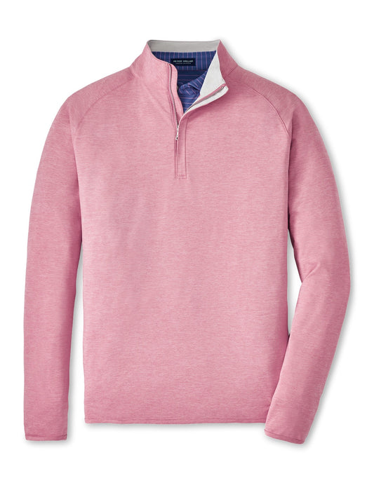 Peter Millar Crown Crafted Stealth Performance Quarter-Zip - SPRING BLOSSOM