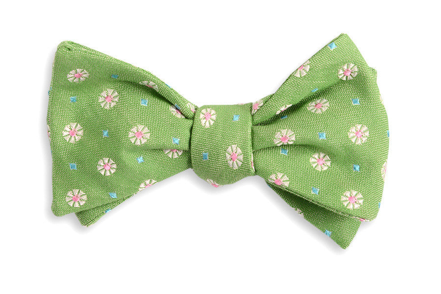 High Cotton Green Avery Bow Tie