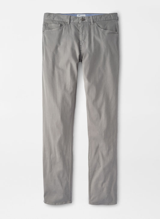 Peter Millar Ultimate Sateen Five-Pocket Pant - Gale Grey