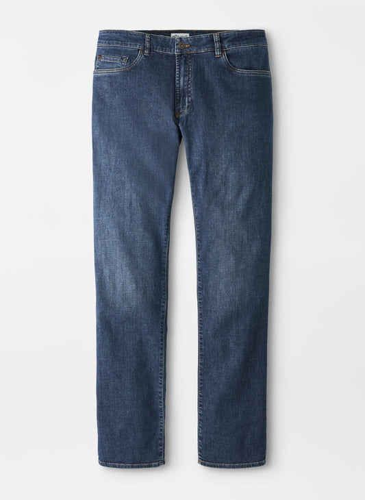Peter Millar Pilot Mill Denim Jeans - Medium Indigo