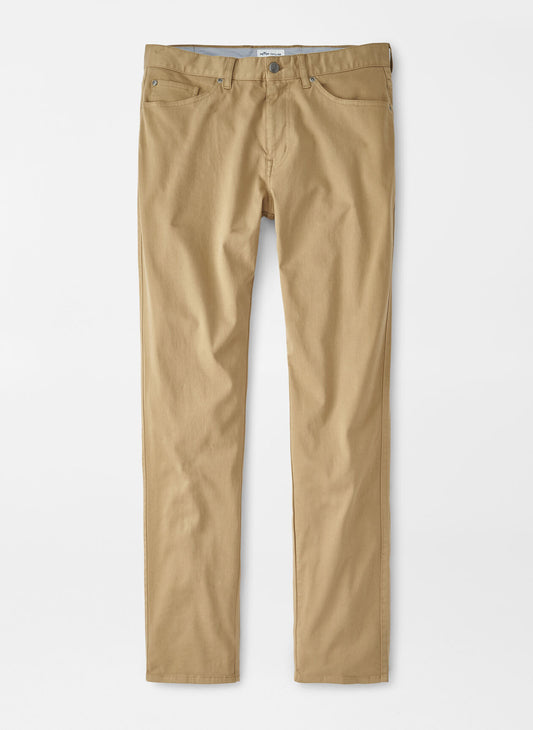 Peter Millar Ultimate Sateen Five-Pocket Pant - Khaki